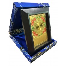Batik Plaque in Box FC177C - 7.3x8.6in (Blue)